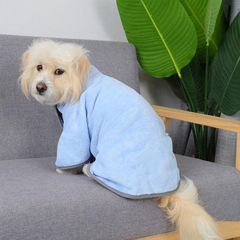 Image of Quick-drying Pet Absorbent Towel Dog Bathrobe Pet Dog Bath Towel For Dogs Cats Microfiber Absorbent Pet Drying Towel Pet Supplies Pet Products