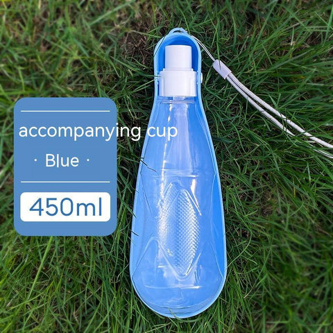 Image of Pet Water Cup Outdoor Portable Folding Dog Water Bottle 550ml Large Capacity Medium To Large Dog Drinking Bottle