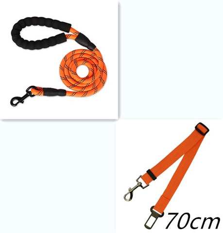 Image of Reflective Dog Leash Nylon Pet Dog Leash Rope For Small Medium Large Dogs Walking Training Pet Suppiles