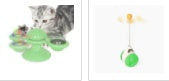 Image of Cat Rotating Windmill Multi-Function Toys Itch Scratching Device Teeth Shining Toy