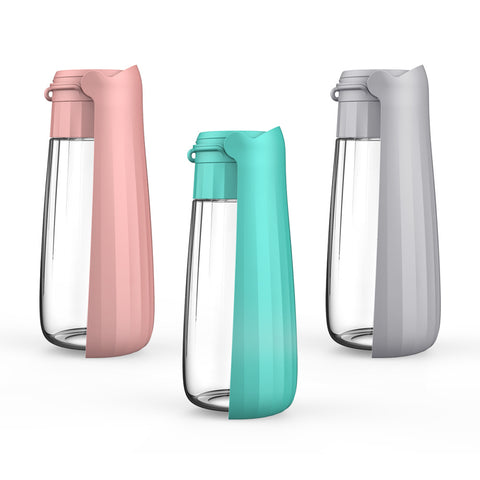 Image of Pet Water Cup Outdoor Portable Folding Dog Water Bottle 550ml Large Capacity Medium To Large Dog Drinking Bottle