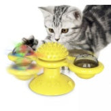 Image of Cat Rotating Windmill Multi-Function Toys Itch Scratching Device Teeth Shining Toy