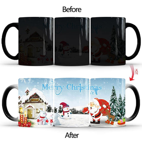 Image of Christmas Temperature Color Changing Mugs