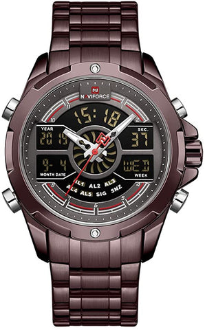Image of Men's Waterproof Analog Digital Watches with LED Backlight