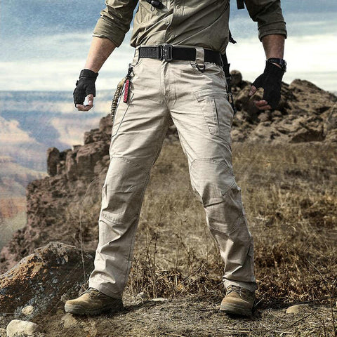 Image of Mens Tactical Pants Lightweight Cargo Pants Military Casual Army Trousers Combat Fishing Travel Hiking
