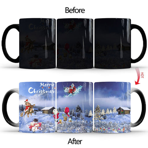 Image of Christmas Temperature Color Changing Mugs