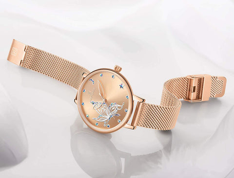 Image of Women's Fashion Watches Waterproof Analog Luxury Wristwatch