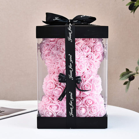 Image of Rose Bear Rose Teddy Bear Best Gift for Valentines Day
