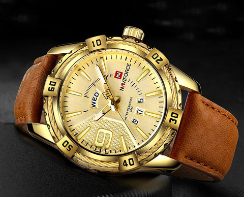Image of Luxury Men Sports Watches Waterproof Quartz