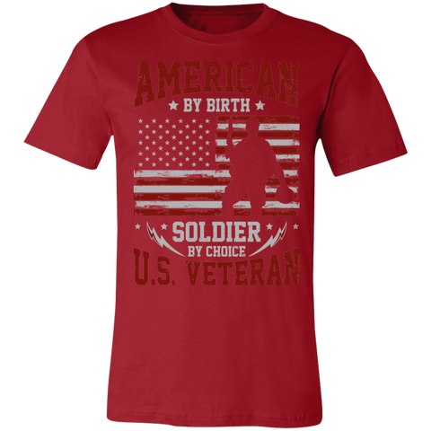 Image of Veteran Design Premium Unisex Jersey Short-Sleeve T-Shirt