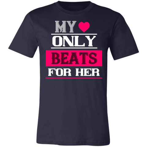 Image of Valentine Design Unisex Jersey Short-Sleeve T-Shirt