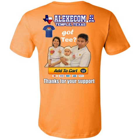 Image of Company Ad Design Unisex Jersey Short-Sleeve T-Shirt