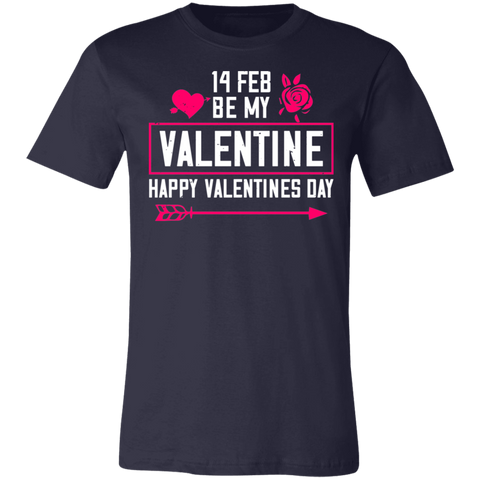 Image of Valentine Design Unisex Jersey Short-Sleeve T-Shirt