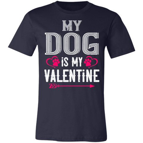 Image of Valentine Design Unisex Jersey Short-Sleeve T-Shirt