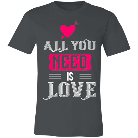 Image of Valentine Design Unisex Jersey Short-Sleeve T-Shirt