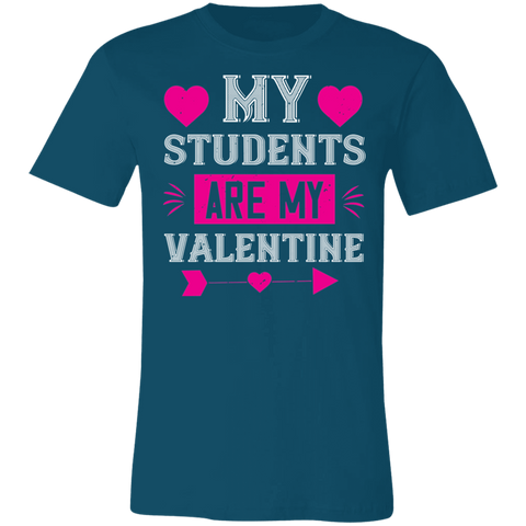Image of Valentine Design Unisex Jersey Short-Sleeve T-Shirt