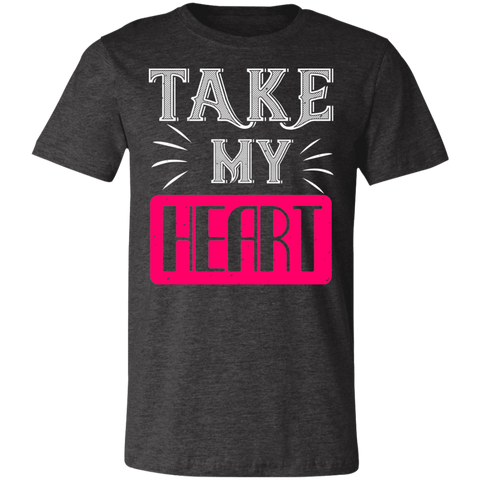 Image of Valentine Design Unisex Jersey Short-Sleeve T-Shirt