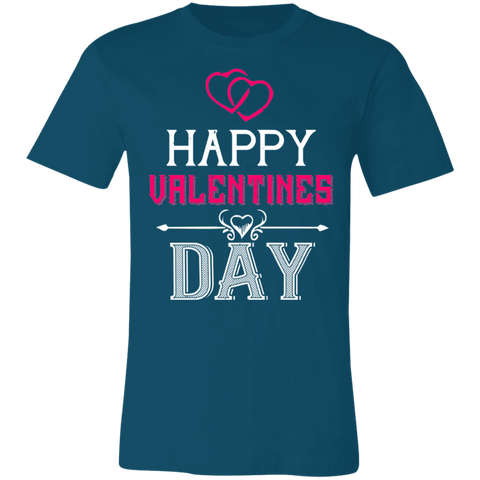 Image of Valentine Design Unisex Jersey Short-Sleeve T-Shirt