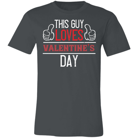 Image of Valentine Design Unisex Jersey Short-Sleeve T-Shirt