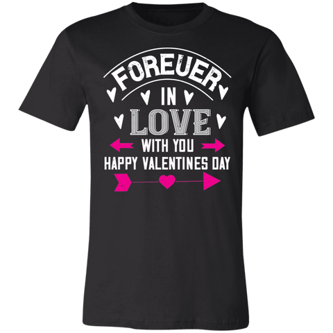 Image of Valentine Design Unisex Jersey Short-Sleeve T-Shirt