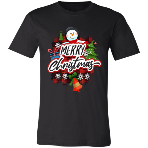 Image of Merry Christmas Unisex Jersey Short-Sleeve T-Shirt