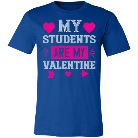 Image of Valentine Design Unisex Jersey Short-Sleeve T-Shirt