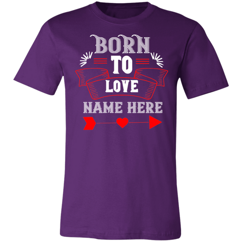 Image of Valentine Design Unisex Jersey Short-Sleeve T-Shirt
