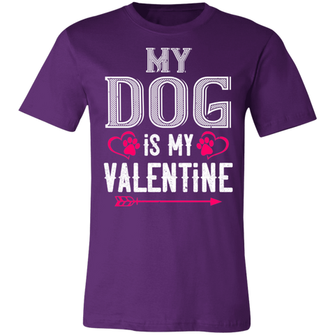 Image of Valentine Design Unisex Jersey Short-Sleeve T-Shirt