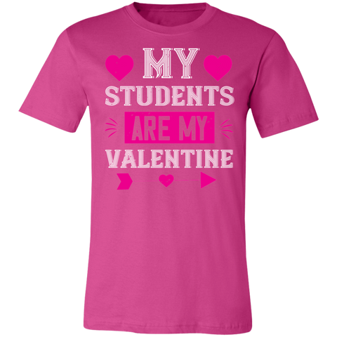 Image of Valentine Design Unisex Jersey Short-Sleeve T-Shirt