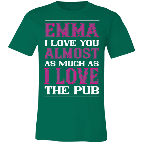 Image of Valentine Design Unisex Jersey Short-Sleeve T-Shirt