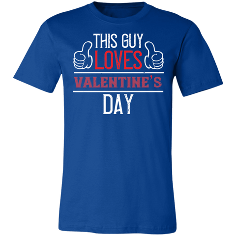 Image of Valentine Design Unisex Jersey Short-Sleeve T-Shirt