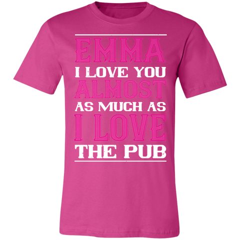 Image of Valentine Design Unisex Jersey Short-Sleeve T-Shirt
