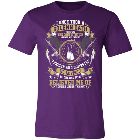 Image of Veteran Design Premium Unisex Jersey Short-Sleeve T-Shirt