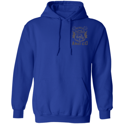 Image of Motorcycle Design Pullover Hoodie