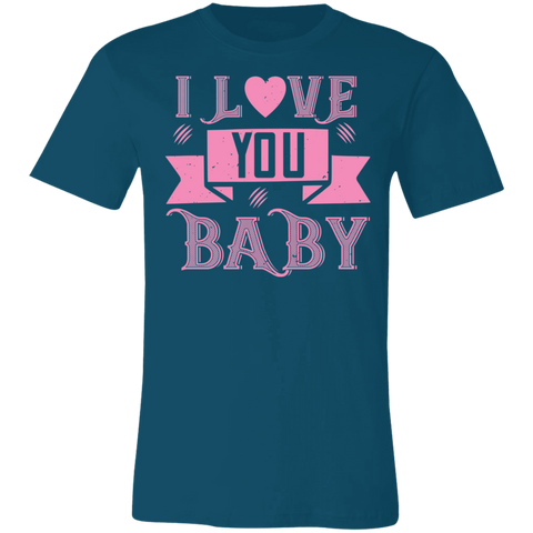 Image of Valentine Design Unisex Jersey Short-Sleeve T-Shirt