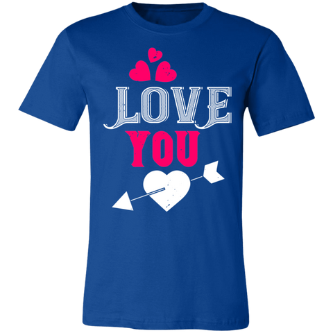 Image of Valentine Design Unisex Jersey Short-Sleeve T-Shirt