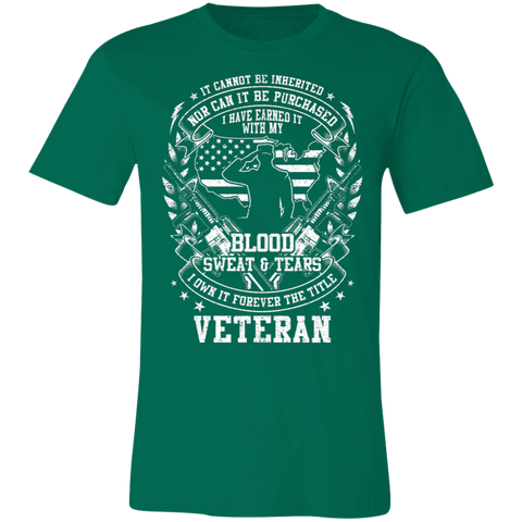 Image of Veteran Design Premium Unisex Jersey Short-Sleeve T-Shirt