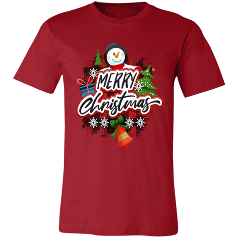 Image of Merry Christmas Unisex Jersey Short-Sleeve T-Shirt