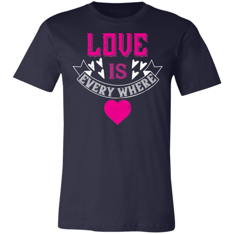 Image of Valentine Design Unisex Jersey Short-Sleeve T-Shirt