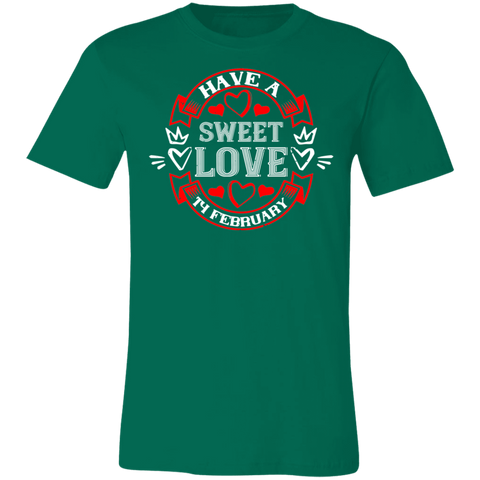 Image of Valentine Design Unisex Jersey Short-Sleeve T-Shirt