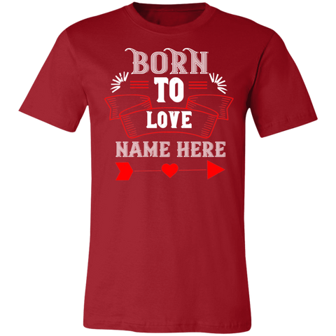 Image of Valentine Design Unisex Jersey Short-Sleeve T-Shirt