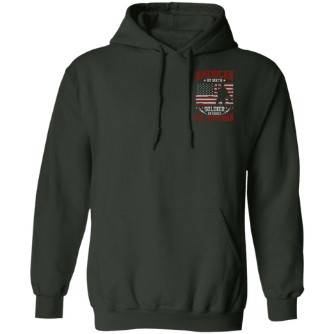 Image of Veteran Design Double Side Printed Pullover Hoodie