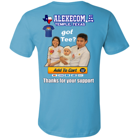 Image of Company Ad Design Unisex Jersey Short-Sleeve T-Shirt