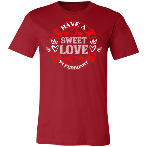 Image of Valentine Design Unisex Jersey Short-Sleeve T-Shirt