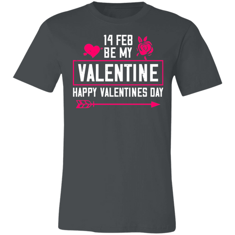 Image of Valentine Design Unisex Jersey Short-Sleeve T-Shirt