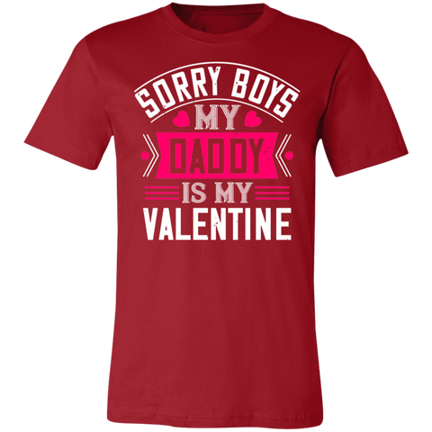 Image of Valentine Design Unisex Jersey Short-Sleeve T-Shirt