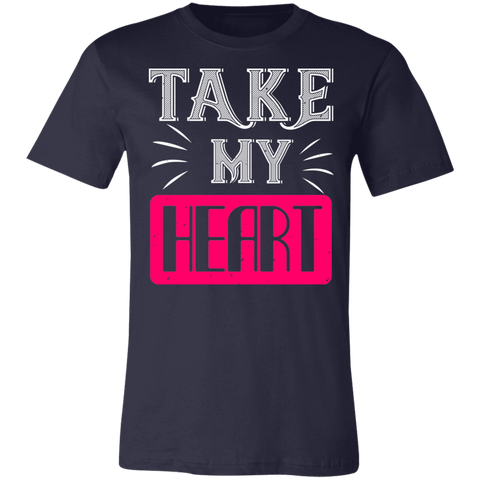 Image of Valentine Design Unisex Jersey Short-Sleeve T-Shirt
