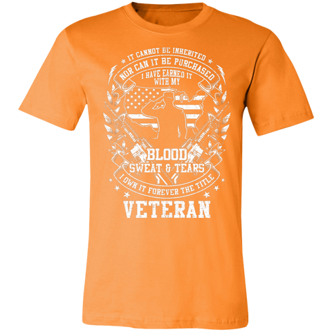 Image of Veteran Design Premium Unisex Jersey Short-Sleeve T-Shirt