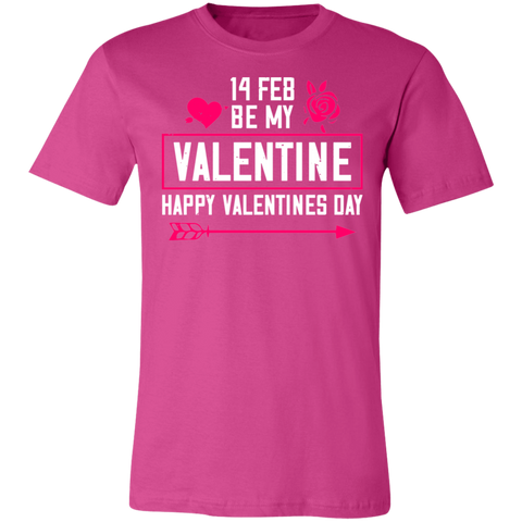 Image of Valentine Design Unisex Jersey Short-Sleeve T-Shirt
