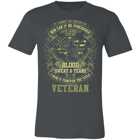 Image of Veteran Design Premium Unisex Jersey Short-Sleeve T-Shirt